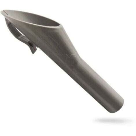 Embudo de combustible, embudo para diésel, embudo de combustible angular, embudo para gasolina para Ford 1833948 1782177 2050651 8U5A17B068BB, gris, sin tapa. (1/4)
