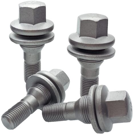 Juego de 4 espárragos antirrobo para pernos de rueda para Citroën C2 C3 C4 C5 Peugeot 206 207 308, rosca M12 x 1.25 (1/5)