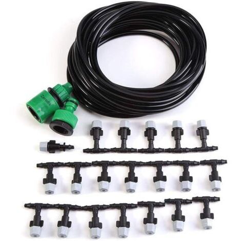 Kits de riego, sistemas de riego automáticos ajustables para un riego fácil, nebulización, jardín, invernadero, goteros, microaspersores, riego de jardín, aspersores para plantas (1/5)