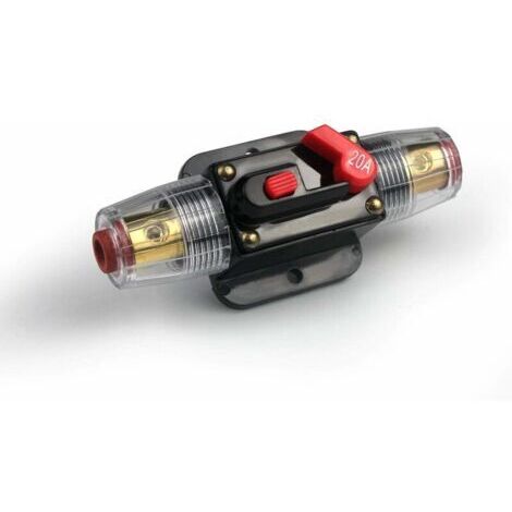 Disyuntor para automóvil de 20 A, 12 V - 24 V CC con interruptor de reinicio manual del fusible. (1/5)
