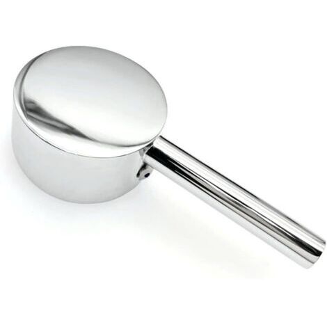 Maneta de grifo de aleación de zinc de 40 mm, redonda con marcas de agua fría y caliente, maneta para fregadero de cocina o lavabo de baño, maneta de repuesto. (1/4)