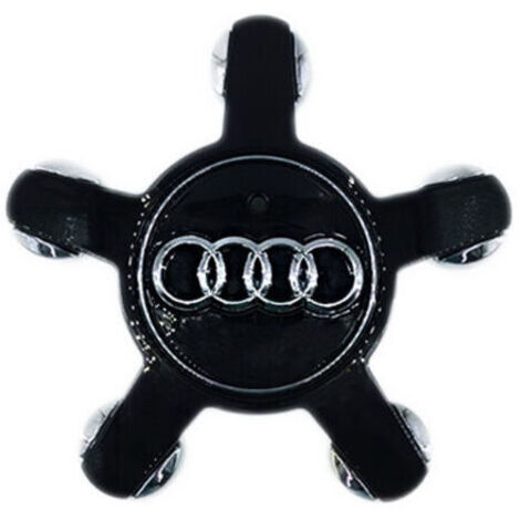Embellecedores de rueda de 4 piezas para Audi A3 A4L A5 A6L A8L Q3 Q5, tapas de llanta, accesorios para coche, 135 mm, negro FLITI (1/3)