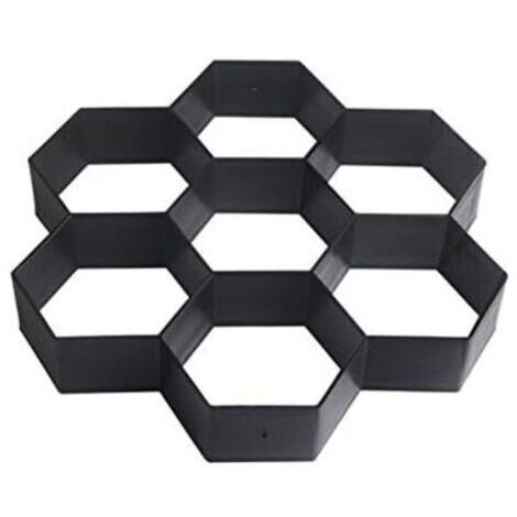 Molde para adoquines de hormigón, 29 x 29 cm, para entradas de vehículos, patios, entradas de garaje, terrazas, jardines molde para caminos de piedra de bricolaje.