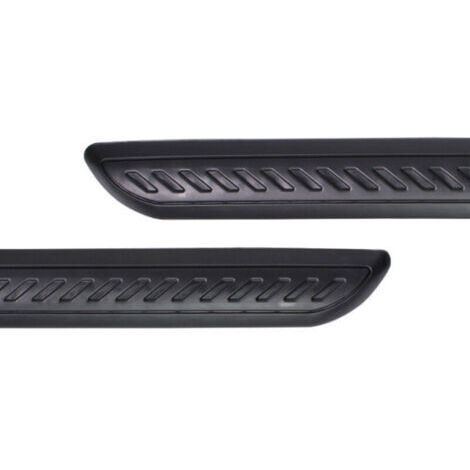 Juego de 2 tiras protectoras para parachoques de coche, tiras autoadhesivas de PVC antiarañazos, pegatinas antifricción para carrocería, pegatinas de protección de borde liso. (1/4)