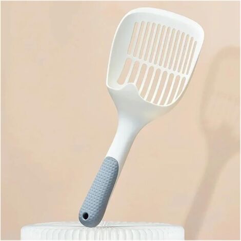 Pala de plástico para arena de gato, pala duradera para excrementos de mascotas, práctica, productos de limpieza para arena de gato, accesorios - 1 unidad (1/5)