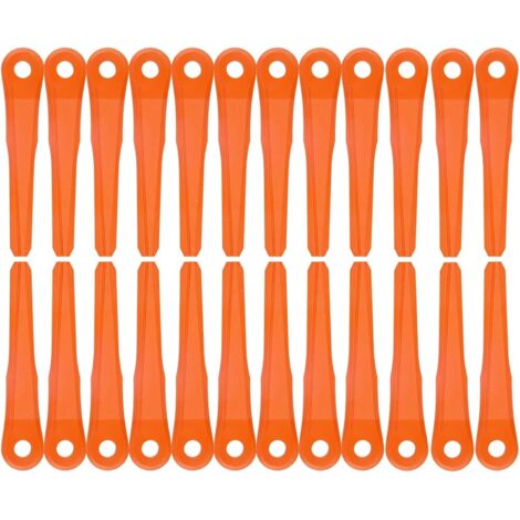 Paquete de 40 cuchillas de repuesto para desbrozadoras Stihl Polycut 6-2, 6-3, 7-3, 28-2, 48-2, cuchillas de plástico 400 2007 1000