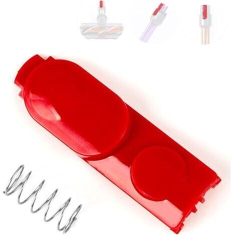 Botones de bloqueo con clip, accesorio para aspiradoras Dyson V7 V8 V10 V11 V12 V15, repuestos, botones de bloqueo con clip de resorte duraderos. (1/4)