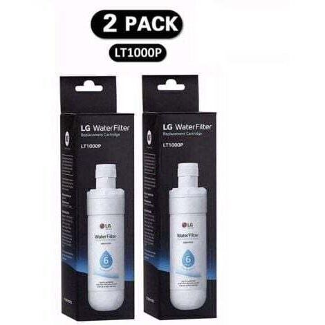 Juego de 2 filtros (LT1000P) para refrigerador, filtro de agua para refrigerador (1/3)
