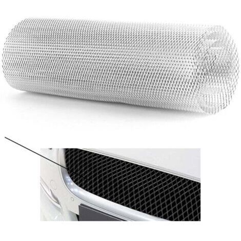 Parrilla de aleación de aluminio de 3x6 mm para coche, parrilla romboidal para parachoques, parrilla universal. (1/5)