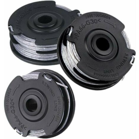 Juego de 3 bobinas para desbrozadoras Bosch Art 24 27 30 30-36 Li, 18 m x 1,65 mm (1/4)