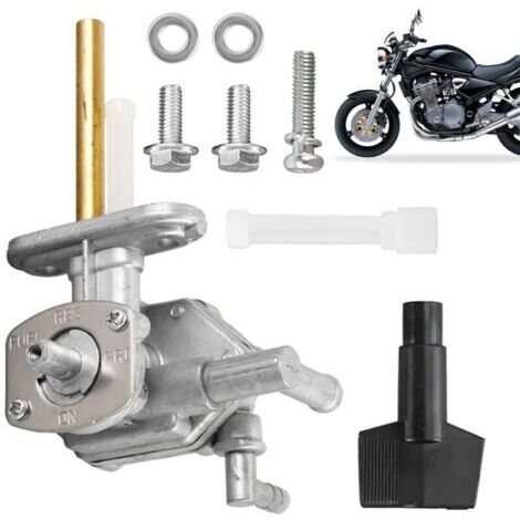 Grifo de combustible para motocicleta, interruptor del grifo de combustible, pieza de repuesto directa para Suzuki GSF600 GSF1200 44300-26E00 (1/4)
