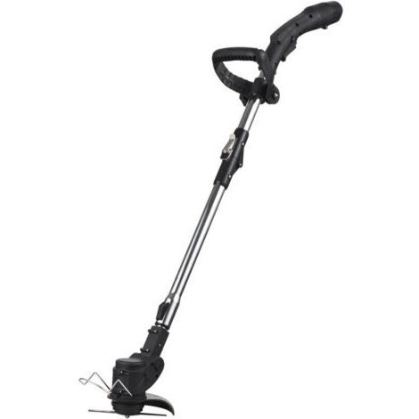 Desbrozadora inalámbrica de 12 V - Máquina ligera para desherbar - Cuchilla metálica de altura ajustable para jardín y patio - Recorte de arbustos - Poda de césped (1/4)
