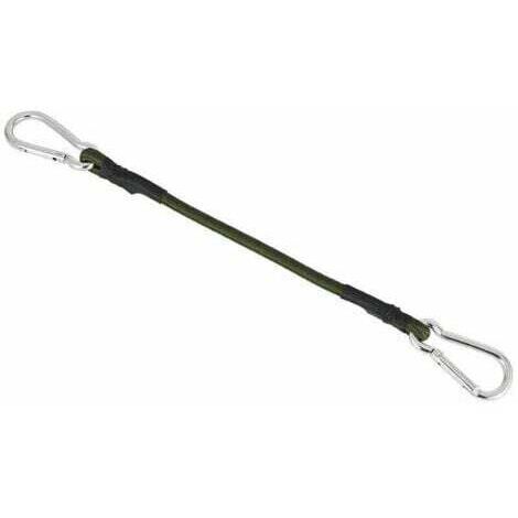 Kit de accesorios para toldo de 60 cm - Tensores elásticos - Negro - Protección solar - Fijaciones - Herramientas de montaje, Verde (1/4)