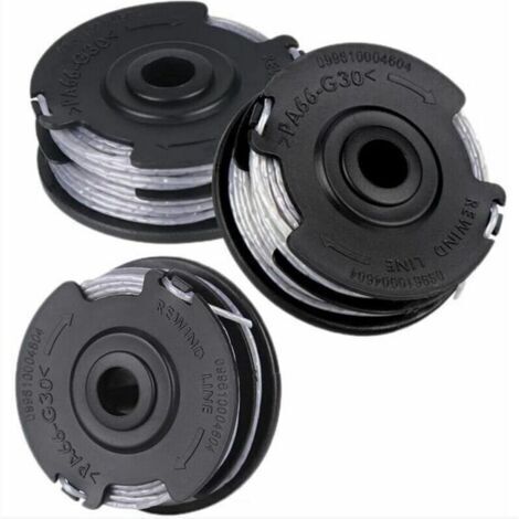 Juego de 3 bobinas para desbrozadoras Bosch Art 24 27 30 30-36 Li, 18 m x 1,65 mm (1/4)