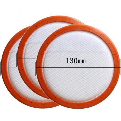 Elementos filtrantes HEPA redondos lavables de algodón para aspiradora Midea C3-L148B C3-L143B VC14A1-VC 130 mm FD10648314 (1/4)