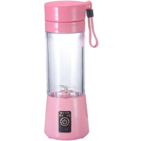 Licuadora portátil con forma de vaso – 400 ml, 6 cuchillas, rosa – RAPANDA (1/4)