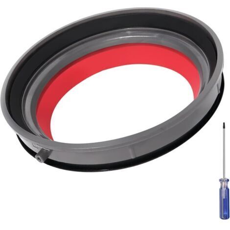 Anillo de sellado fijo para el depósito de polvo de la aspiradora Dyson V10 SV12 SV13 SV27. Incluye anillo de sellado de repuesto y destornillador T8. (1/4)
