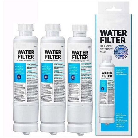 Cartucho de filtro de agua original SAMSUNG de 3 piezas DA29-00020B / HAF-CIN/EXP, repuestos para refrigerador (1/5)