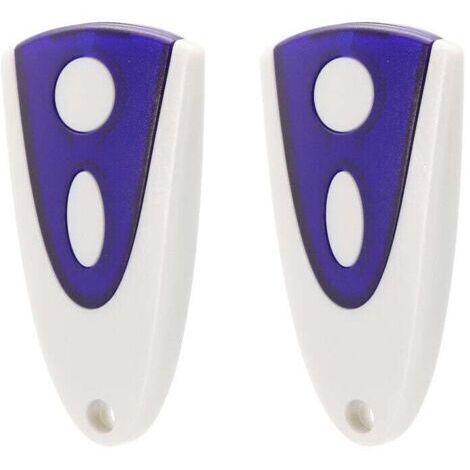 Juego de 2 mandos a distancia para puertas de garaje – Compatible con Novoferm Novotron 502 MAX43-2 – Frecuencia de 433,92 MHz – Controla hasta 2 puertas - 92 MHz (1/5)