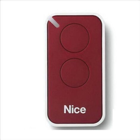 Transmisor Nice Era Inti, 2 canales, 1 unidad, rojo