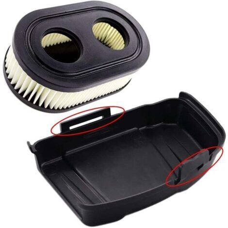 Tapa del filtro de aire con filtro incluido para cortacéspedes Briggs & Stratton 650EXI, 675EXI y 675IS. Sustituye a las piezas 594575 y 798452. (1/5)