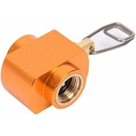 Adaptador de gas para camping al aire libre, protector de adaptador, adaptador de palanca de cambios, cilindro de gas para camping (1/5)