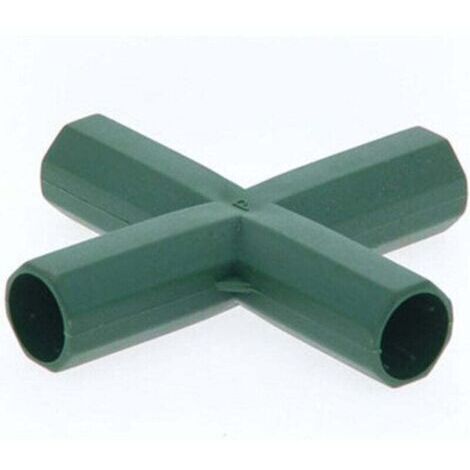 4 conectores de PVC de 16 mm para estructuras de invernaderos, 5 tipos de conectores de tubo resistentes y estables, adaptadores de soporte de tubo. (1/5)