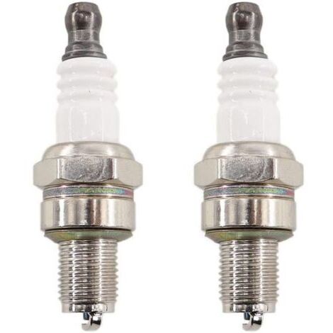 Juego de 2 bujías para Stihl MS170 MS171 MS181 MS211 MS231 MS241 MS251 FS90 FS100 FS110 BG56 BG66 BG86 BR500 BR550 BR600. Reemplaza Bosch USR7AC NGK 33.65 CMR6H.