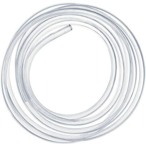 Manguera de presión transparente de 10 metros, tubo flexible de PVC de 10 x 12 mm.