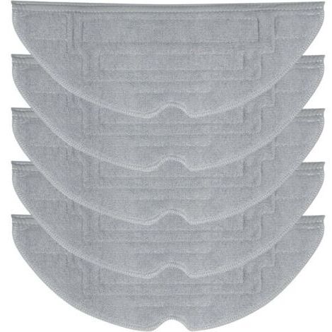 Paquete de 5 paños de limpieza para aspiradora robot Roborock S8, S8+, S8 Pro Ultra, VibraRise 2.0, mopas de microfibra para repuestos (1/4)