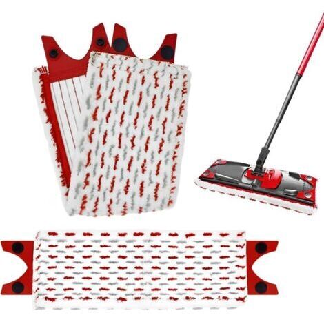 Paquete de 2 almohadillas de microfibra de repuesto para Vileda EasyWring Ultramax / 1-2 almohadillas de microfibra con pulverizador para todo tipo de suelos (1/5)