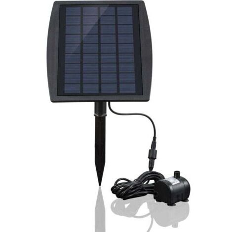 Bomba de agua solar sin escobillas para estanques. Bomba de agua solar para fuentes con panel solar de 9 V y 2,5 W, 200 L/H. (1/5)