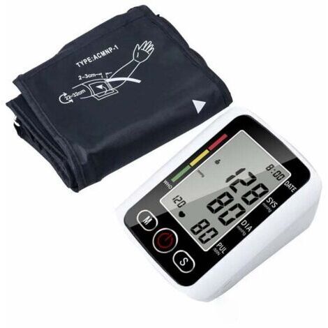 Monitor electrónico de presión arterial para uso doméstico, monitor electrónico de presión arterial, monitor automático de presión arterial para el brazo (1/5)
