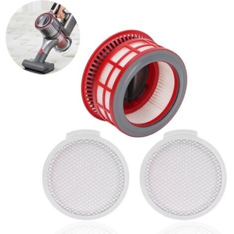 Filtro frontal de algodón y 1 filtro HEPA trasero para aspiradora inalámbrica Roborock H7 compatible. (1/5)
