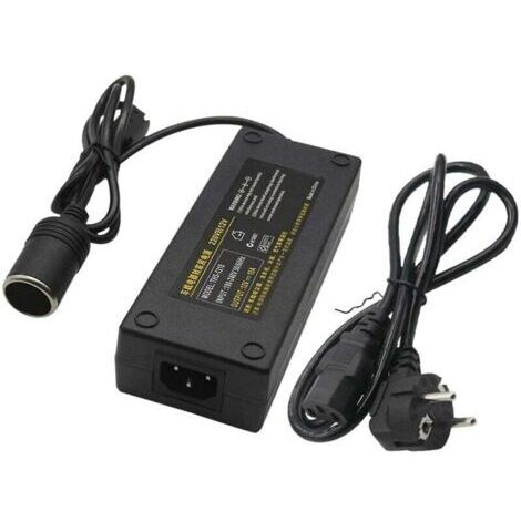Convertidor de coche de 12 V 15 A 160 W, adaptador de coche de 220 V a 12 V, convertidor para coche y hogar - convertidor de encendedor de coche, enchufe europeo (1/5)