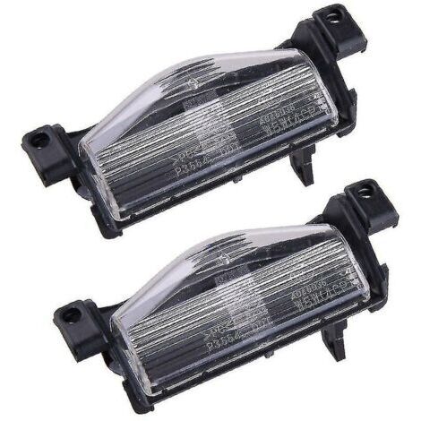 Carcasa de luz de matrícula para coche, 2 piezas, para Mazda 2 3 M2 M3 2011 – 2013 (1/5)