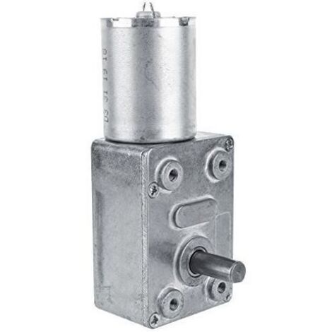 Motorreductor turbo de engranajes metálicos de alto par de 12 V CC (2 RPM) (1/5)