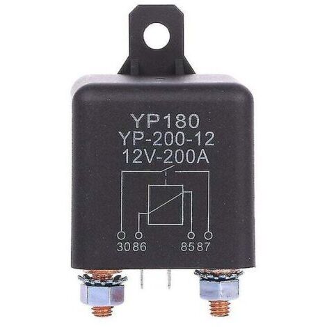 Relé de alta potencia de 12 V 200 A CC para automóviles, camiones y motores, tipo continuo. (1/5)