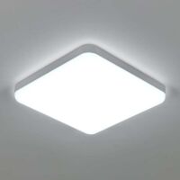 COMELY Plafón LED 32W 3600LM, Impermeable IP54, Luminaria de Techo para Baño Cocina Pasillo Balcón 25cm - Luz Blanca 6500K