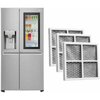 Paquete de 3 filtros de aire de repuesto LG Pure n Fresh para refrigerador y congelador, compatibles con los modelos LG LT120F, LFX31925SW y LFX31925SB FLITI.