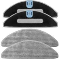 Juego de 4 paños de repuesto para aspiradoras robot iRobot Combo i8 / i8+ / i5 / i5+ / j5 / j5+, almohadillas de microfibra lavables y reutilizables.