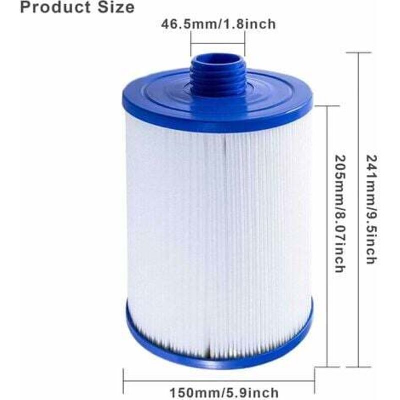 Spa-Filter Ersatz PWW50 - 15,7 M² Filterbereich Für Whirlpools