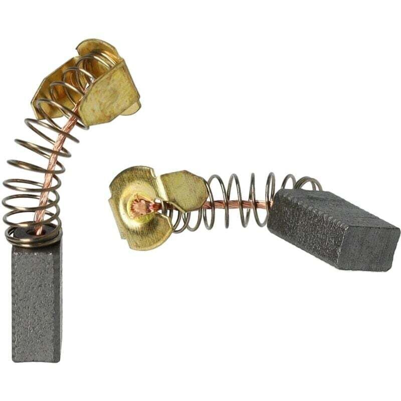 Lot De 2 Balais De Charbon, 6,3 X 8 X 13,5 Mm De Rechange Pour Meuleuse D'angle Black & Decker 949637-01