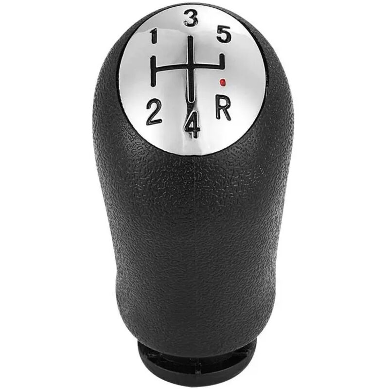 POMMEAU DE VITESSE CHROME FINITION MATE ( 5 VITESSES ) prévu pour RENAULT CLIO KANGOO TWINGO DACIA LOGAN - Auto POMMEAU DE VITESSE CHROME FINITION MATE ( 5 VITESSES ) prévu pour RENAULT CLIO KANGOO TWINGO DACIA LOGAN - Auto