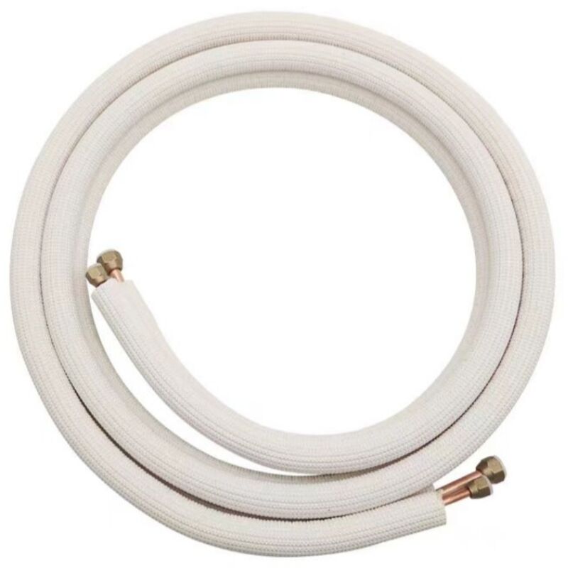 Tuyau Clim 20m Kit Tuyaux Cuivre 3m Pour Climatiseur Split - 1/4 Et 3/8 Avec Isolation, Pour R22/R410A/R32