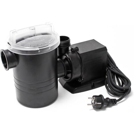 Pompe de piscine CPP-10000F pour recirculation et filtration 7 500 l/h 80 W, pompe de circulation (1/5)