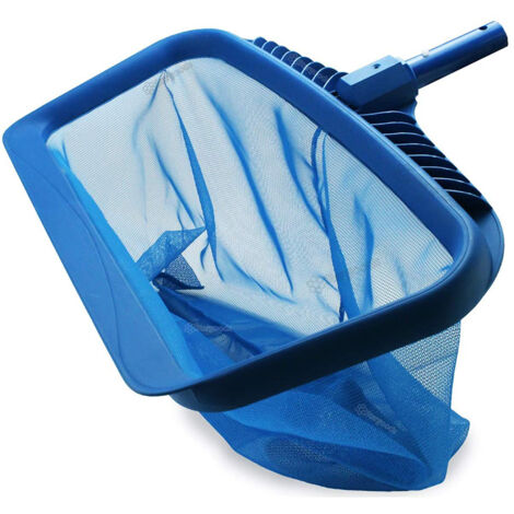 Épuisette de piscine professionnelle, outil de nettoyage robuste avec sac en maille de nylon fin et profond - Nettoyage rapide, bord de ramassage facile pour éliminer les débris