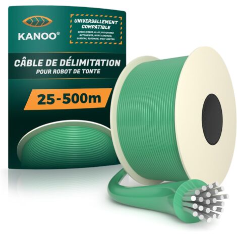 câble Robot Tondeuse - Compatible Universel - Fil périphérique de qualité supérieure - Accessoires pour tondeuses des Marques Husqvarna, Gardena, Worx, Bosch et Yard Force200m (1/5)