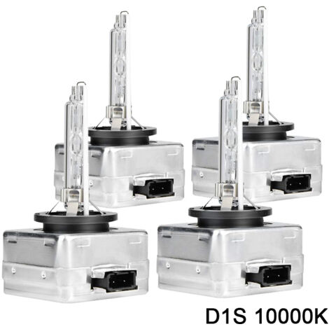 D1S 10000k Ampoule Xénon HID LED Lampe de Rechange pour 12V 35W Voiture Phare Avant,lot de 4