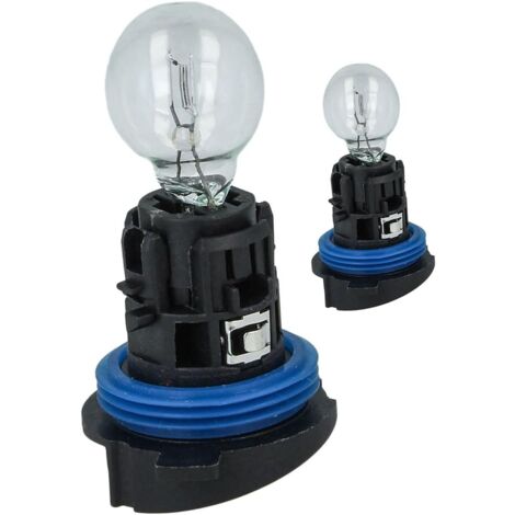 2 pièces d’ampoules de voiture 12V, feux de croisement, feux de route, phares antibrouillard, etc. (HP24W 12V 24W)